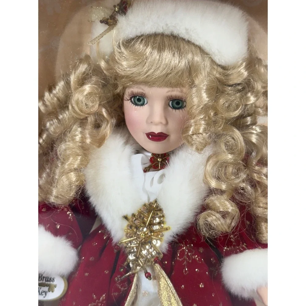 Brass Key Victorian Garden 1999 Holiday Limited Edition Porcelain Doll Kmart 18